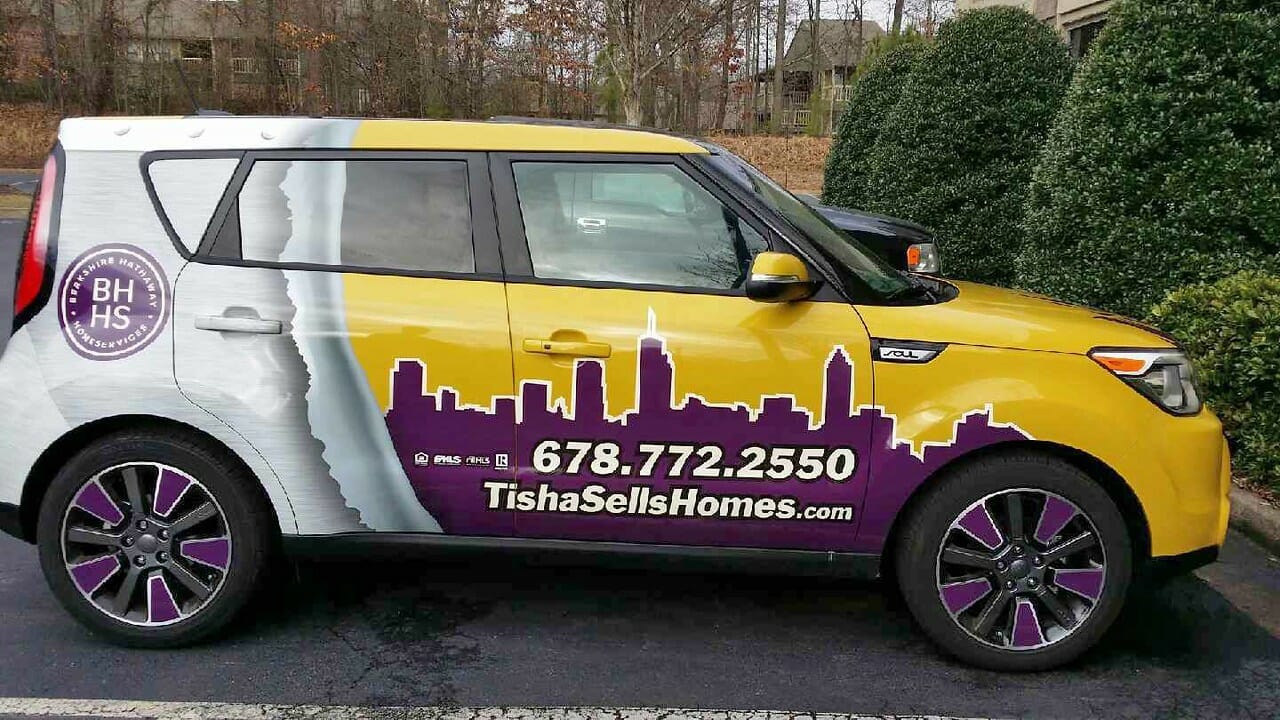 Real Estate Agent Vehicle Wrap